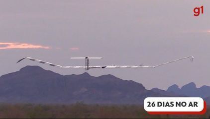 Voo não tripulado mais longo da história fica 26 dias no ar Voo não tripulado mais longo da história fica 26 dias no ar