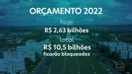Governo anuncia bloqueio de R$ 2,6 bi em gastos do orçamento de 2022 Governo anuncia bloqueio de R$ 2,6 bi em gastos do orçamento de 2022