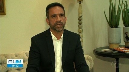 Paulo Dantas chama operação de 'encenação' após ser afastado do cargo de governador de AL Paulo Dantas chama operação de 'encenação' após ser afastado do cargo de governador de AL