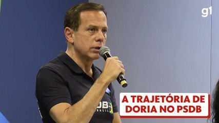 Conheça a trajetória de João Doria no PSDB Conheça a trajetória de João Doria no PSDB