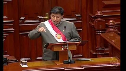 Presidente peruano, Pedro Castillo, consegue escapar de impechment pela segunda vez Presidente peruano, Pedro Castillo, consegue escapar de impechment pela segunda vez