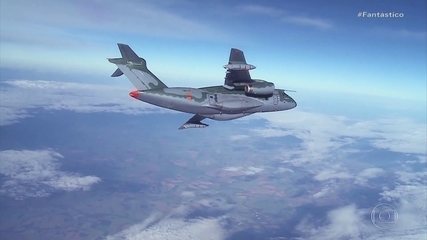 Novo cargueiro da FAB, maior avião produzido na América Latina, está pronto para voar Novo cargueiro da FAB, maior avião produzido na América Latina, está pronto para voar