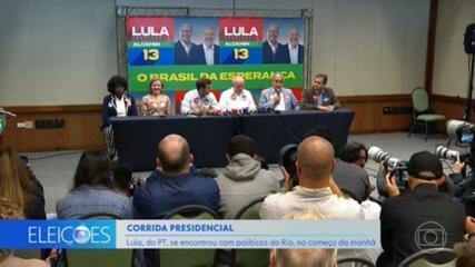 Lula, candidato do PT, faz campanha no Rio de Janeiro Lula, candidato do PT, faz campanha no Rio de Janeiro