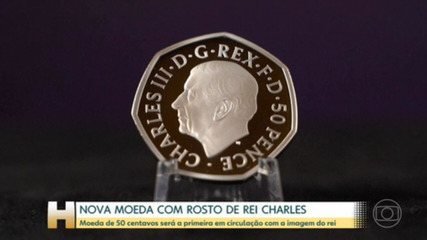 Reino Unido revela imagem de rei Charles III que irá estampar novas moedas Reino Unido revela imagem de rei Charles III que irá estampar novas moedas