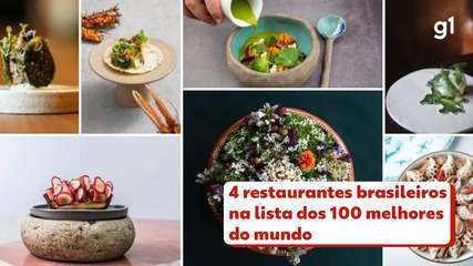 Veja os 4 restaurantes brasileiros que já estão em lista dos 100 melhores do mundo