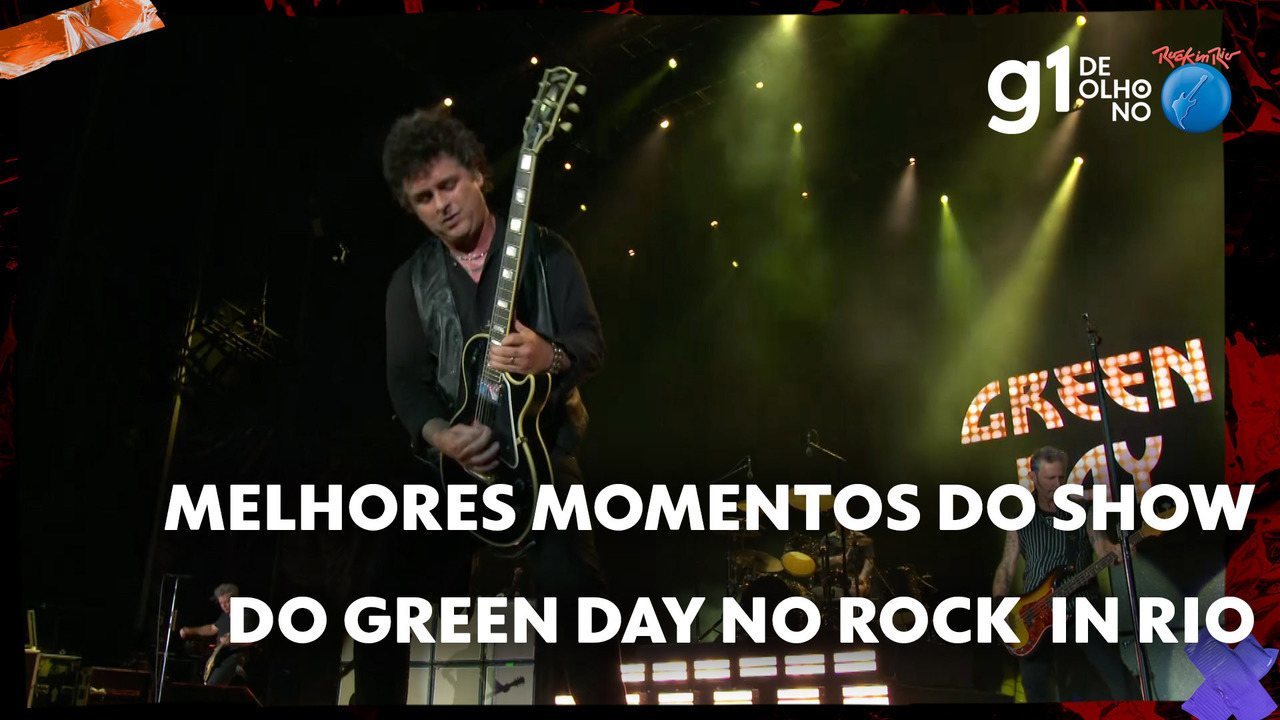 Green Day conquista público do Rock in Rio com sucessos e muita energia