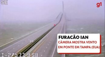 VÍDEO: fortes ventos do furacão Ian fazem câmera balançar sobre ponte na Flórida | Mundo
