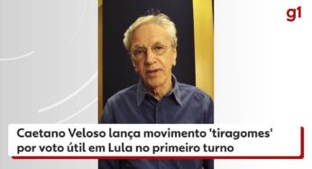 Caetano Veloso lança movimento ‘tiragomes’ por voto útil em Lula no primeiro turno | Eleições 2022