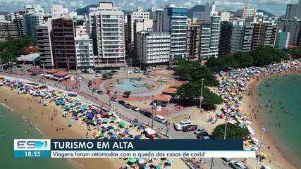 Turismo em alta: viagens foram retomadas com a queda dos casos de covid