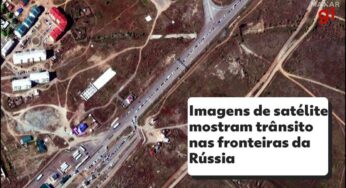 Imagens feitas por satélite mostram filas de carros nas fronteiras da Rússia com Geórgia e Mongólia | Mundo