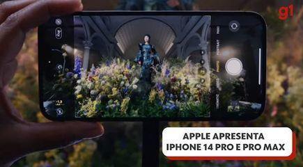 Apple apresenta iPhone 14 Pro e Pro Max com entalhe menor para a câmera frontal