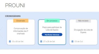 Prouni 2022: prazo para se inscrever na lista de espera termina nesta quarta (28) | Educação