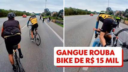 Ciclista tem bicicleta roubada durante pedalada na Rodovia dos Imigrantes