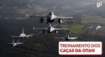 Vídeo mostra treinamento de caças F-22s, F-16s e MiG-29s da Otan na Polônia