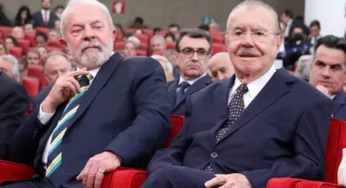 José Sarney, ex-presidente da República, declara voto em Lula no segundo turno