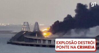 Explosões destroem parte da única ponte entre Rússia e Crimeia; russos falam em três mortos | Mundo