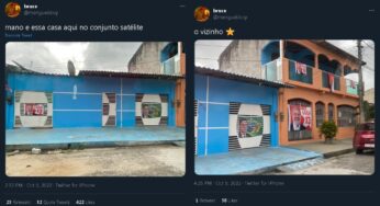 Fachada com bandeiras de Lula e Bolsonaro em Belém viraliza e gera piadas: ‘imagina o almoço do Círio’ | Eleições 2022 no Pará