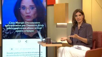 Documentos entregues por Damares Alves a jornal não comprovam denúncias dela sobre supostos abusos sexuais infantis no Pará