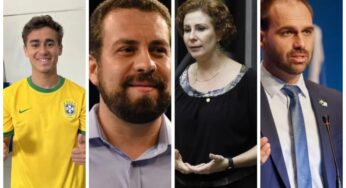 Nikolas, Boulos, Zambelli e Eduardo Bolsonaro: puxadores de votos ajudam a eleger outros deputados federais | Eleição em Números