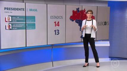 Lula e Jair Bolsonaro disputarão o segundo turno das eleições para presidente do Brasil