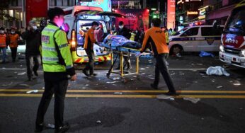 Pelo menos 2 mortos em um surto de multidão de Halloween na Coreia do Sul