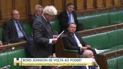 Boris Johnson aparece entre os nomes mais cotados para substituir Liz Truss no Reino Unido