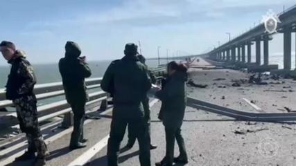 Rússia investiga explosão em ponte estratégica que liga país à península da Crimeia