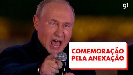 Moscou tem festa patriótica para comemorar anexação ilegal de territórios ucranianos