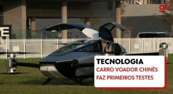 VÍDEO: ‘carro voador’ chinês faz 1º voo público; aeronave poderá alcançar 130 km/h | Inovação