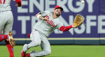 World Series: Nick Castellanos salvou Phillies com catch no jogo 1