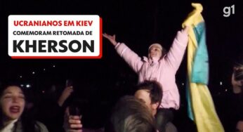 Em 'dia histórico', ucranianos celebram reconquista de Kherson em clima de vitória na guerra; veja imagens