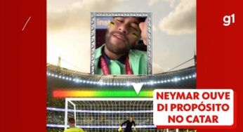 Neymar ouve Di Propósito antes de primeiro jogo da seleção na Copa
