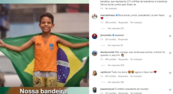 Em post, Lula convida brasileiros a vestirem camisa verde e amarela 'com muito orgulho' na Copa