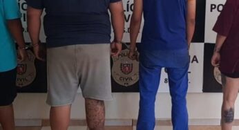 Cinco pessoas são presas durante operação de organização criminosa e tráfico de drogas em Paranavaí