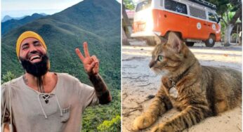 Gata que viajava com brasileiro morto na Argentina nasceu no interior de SP e tinha Kombi como casa desde os 6 anos | São Paulo