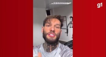 Lucas Lucco faz tatuagem de cruz no pescoço e diz que agora ‘não tem mais espaço’ para novos desenhos | Circuito Sertanejo