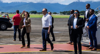 Nas Filipinas, Harris promete apoiar e denuncia a China