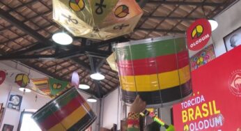 Pelourinho recebe mais uma edição da 'Torcida Brasil-Olodum' durante jogos da seleção na Copa do Mundo