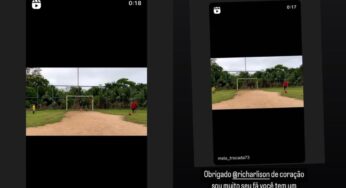 Richarlison compartilha nas redes sociais vídeo em que ‘Meia Trocada’ refaz jogada do golaço na Copa | Roraima