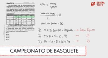 VÍDEOS ENEM 2022 – Correção da prova de matemática