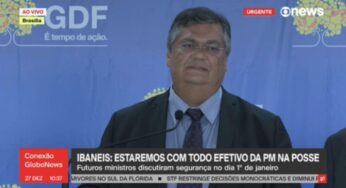 Dino diz que roteiro da posse de Lula está mantido e que grupos terroristas não vão 'emparedar' instituições