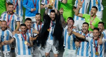 Bisht, a vestimenta usada por Messi na comemoração da Argentina após vitória na Copa do Catar | Copa do Catar
