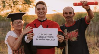 Filho de agricultores conclui mestrado e homenageia pais com ensaio fotográfico: ‘Meus maiores mestres’ | Paraíba