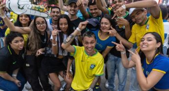 No Anhangabaú, torcedores prometem raspar cabelo, pedir ficante em namoro e parar de fumar se o Brasil trouxer o hexa | São Paulo