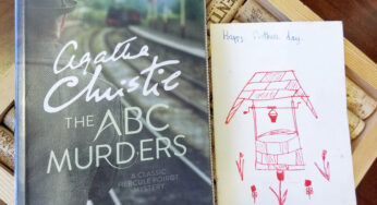 O desenho de uma criança escondido em um livro de Agatha Christie é seu próprio mistério