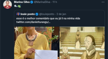 Marina Silva compartilha meme que a compara a membros da tribo do ar do desenho 'Avatar'