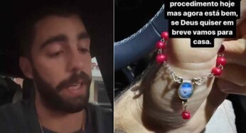 Pedro Scooby diz que filha recém-nascida passou por procedimento cirúrgico
