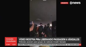 Vídeo mostra policiais permitindo passagem de bolsonaristas durante invasão do Congresso
