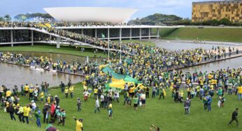 Apoiadores de Bolsonaro invadem o Congresso do Brasil