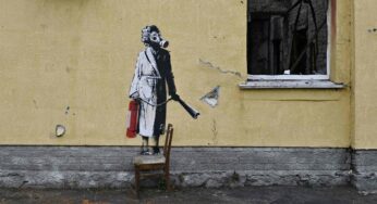 Ativista que removeu mural de Banksy na Ucrânia pode pegar prisão, diz polícia